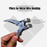 Zig-zag pliers for metal and wire bending in jewelry and craft projects.